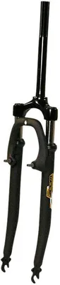 Produktbild von ZOOM 28" Zoll Federgabel 1 Zoll Gewinde Schaft Fahrrad Trekking Gabel Schwarz