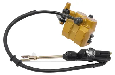 Zdjęcie produktu dla Tylny zestaw hamulców hydraulicznych, wydajna moc, trwała konstrukcja, żółty
