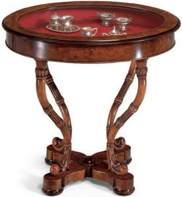 Immagine prodotto di Tavolino Tavolo di legno Tavoli di design Tavolo rotondo italiano Tavolino di legno