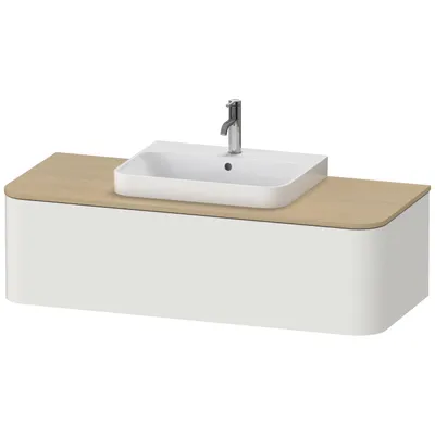Produktbild von DURAVIT HP4942M3939 WTU HappyD2+ wandh.,354x1300x550mm
