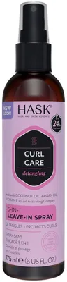 Imagen del producto de Hask Curl Care, spray acondicionador sin enjuague 5 en 1, 175 ml