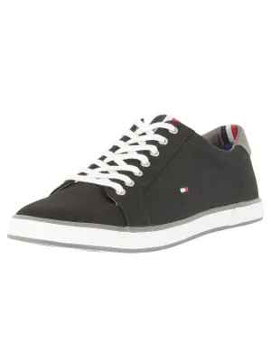 Produktbild von Tommy Hilfiger Herren Flag Canvas Trainer, Schwarz 43 EU