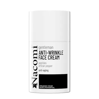 Obrázok produktu pre Nacomi Gentleman Przeciwzmarszczkowy krem do twarzy z peptydami i afrykańskim pieprzem, 50ml