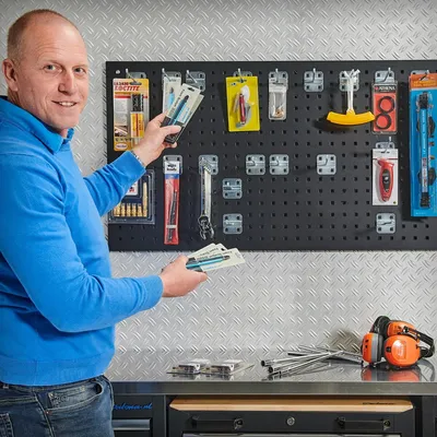 Productafbeelding van Basis set haken voor gereedschapsbord - 15 cm