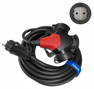 Imagen del producto de Cable de extensión para obras con distribuidor, modelo H07RN-F, 3G2,5, de 50 metros