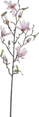 Produktbild von Mica Decorations Kunstliche Blumen - Magnolienbaum - rosa - 80 cm - dekorative Zweige