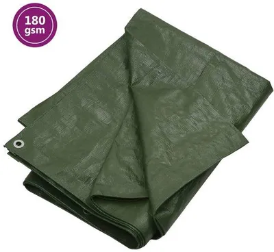 Image de Bâche en PEHD 4 x 4 mètres, imperméable, avec œillets en aluminium