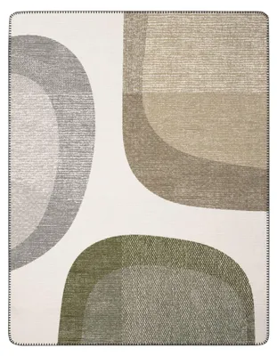 Immagine prodotto di Coperta Biederlack living and cosy 'Nordic Rock' 150 x 200 cm natura