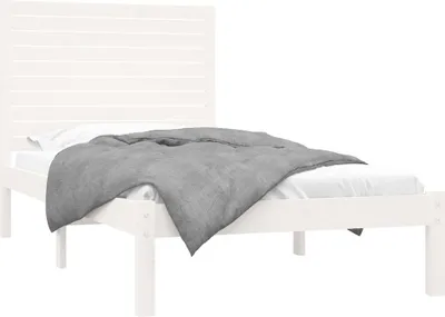 Obrázok produktu pre vidaXL Posteľ z masívneho dreva biela 90x200 cm