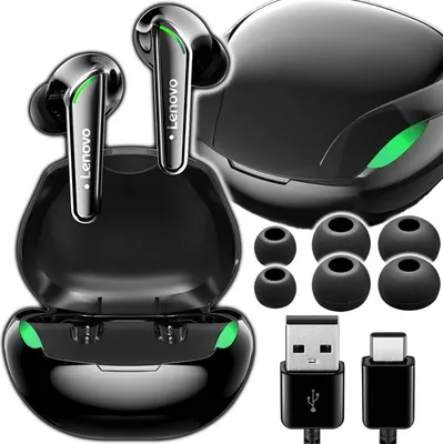Produktbild von Lenovo Xt92 Bluetooth Kopfhörer 5.1 Wasserdicht Ipx7 Mit Tiefem Bass Und Led