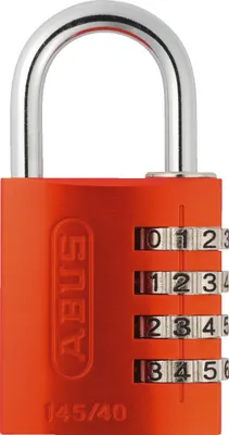 Produktbild von ABUS Vorhängeschloss 145/40 Zahlenschloss orange