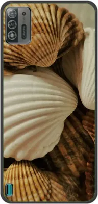 Produktbild von König Design Hülle kompatibel mit ZTE Blade A52 Lite Kunststoff Soft Handyhülle - Handy Case Muscheln