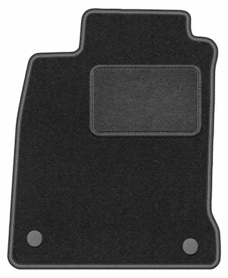 Produktbild von Fahrermatte Velours für Renault Laguna III 2007-2015 (Liftback/Kombi) – 1-tlg, Graphit, passgenau – Wielganizator LUX
