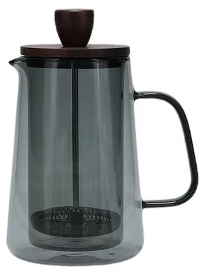 Produktbild von S|P Collection Luma Grey Kaffeekanne mit Glasfilter und Deckel, 350 ml