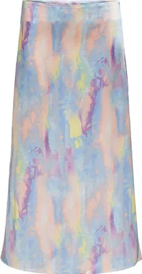 Produktbild von Only Mayra Long Satin Aop Langer Rock Mit Hoher Taille Mehrfarbig 38 Frau Mehrfarbig 38