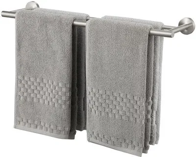 Produktbild von Famanu Handtuchhalter doppelt - Wandmontage, Edelstahl, 60 cm gebürstet