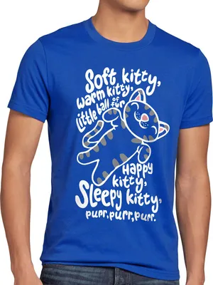 Produktbild von style3 Soft Kitty Herren T-Shirt Sheldon, Größe:5XL, Farbe:Blau