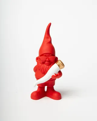 Produktbild von Statue Lucky Red Dwarf aus der Nani-Kollektion, Rot, 12 cm Höhe, 5 cm Breite