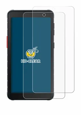 Produktbild von 2x Für Samsung Galaxy XCover 5 Schutzfolie BROTECT Displayschutz Display Schutz Folie Klar Transparent