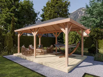 Produktbild von Pavillon Gartenlaube Corfu Douglasie