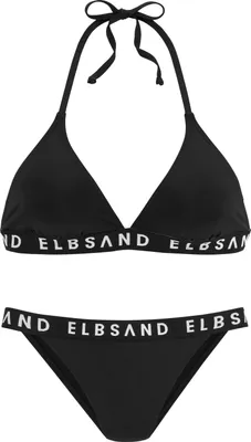 Produktbild von Elbsand Triangel-Bikini schwarz Größe 38 A/B