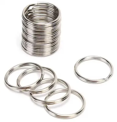 Produktbild von 50 Schlüsselanhänger - Schlüsselanhänger - 20MM - 50 Stück - Schlüsselanhängerringe - Silberfarben - CHPN