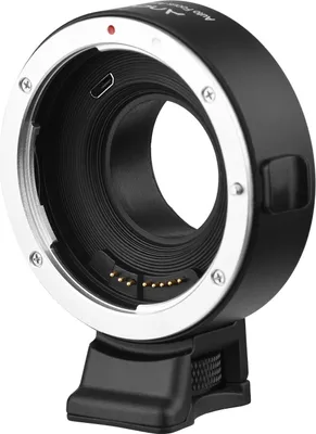 Produktbild von Andoer EF-FX II Objektivadapterring Autofokus Anti-Shake Aluminiumlegierung mit Stativhalterung Ersatz fuer Canon EF/EF-S Objektiv an Fuji X-Mount spiegellose Kamera XT4 XT3 XS10 XT30 XT30II XT20 X-E3 X-E2 X-E2S X-Pro2 X-Pro1 X-A2 X-A3 X-A5 X-A10 X-A20