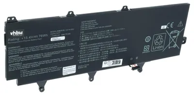 Produktbild von vhbw Akku Ersatz für Asus 0B200-03140100, C41N1802 für Notebook (4850 mAh, 15,4 V, Li-Polymer)
