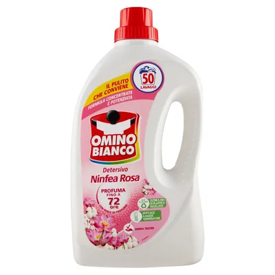 Produktbild von Omino Bianco Ninfea Rosa Waschmittel 2000 ml, 50 Waschladungen