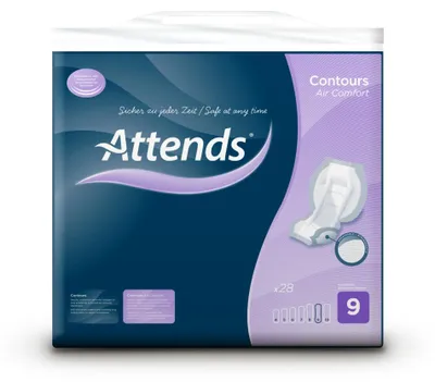 Productafbeelding van Attends Contours air comfort 9 (28 stuks)