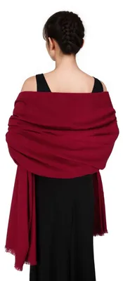 Imagen del producto de Bufanda de invierno Pashmina, gran chal de color sólido