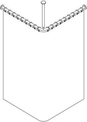 Produktbild von HEWI 801.34.1462 55 VH-Stange Ser 801,A1/2:883,kürzb.,