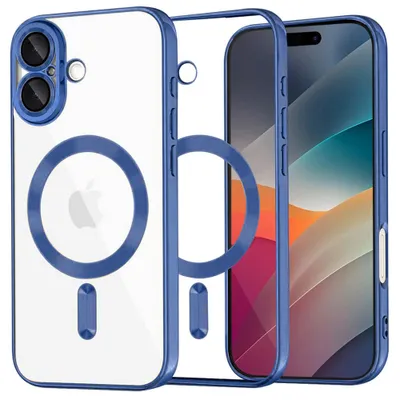 Obrázek produktu pro Techsuit – ochranné pouzdro Crystal MagSafe pro iPhone 17 – tmavě modré