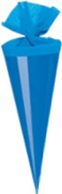 Produktbild von 25 Deko Schultüten / Länge: 12cm / Farbe: blau