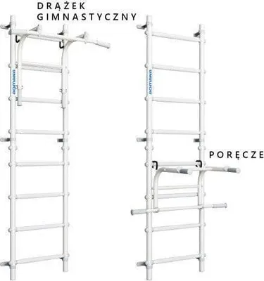 Image de Espalier métallique pour chambre d'enfant Next Basic | Barre de traction | Barre de dips