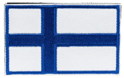 Produktbild von SCHNORR Finnland Klett-Patch 80 x 50 mm - gestickter Länder-/Flaggen-Patch