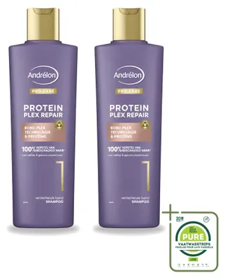 Produktbild von 2 x Andrélon Pro Care Protein Plex Repair Shampoo - 250 ml - Großpackung - 2 Stücke