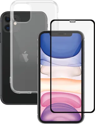 Zdjęcie produktu dla PanzerGlass SAFE. by ® 2-in-1 Bundle iPhone 11 | Bulk, Apple - iPhone 11, Aplikacja na sucho, Odporny na zadrapania, Odporny na wstrząsy, Przezroczysty, 50 szt.