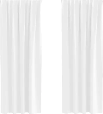 Obrázek produktu pro vidaXL Zatemňovací závěsy s kroužky 2 ks Světle bílá 260 x 140 cm