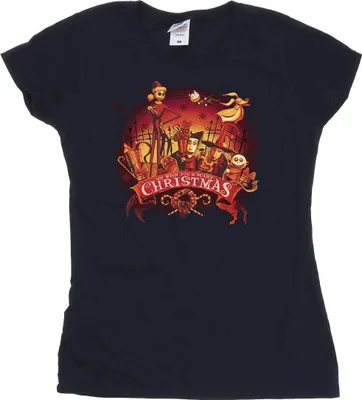 Produktbild von Disney - "The Nightmare Before Christmas" T-Shirt für Damen BI35802 (XXL) (Marineblau)