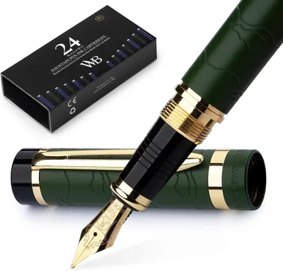 Productafbeelding van Black primori luxe vulpenset - Medium Punt