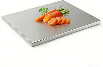 Productafbeelding van Snijplank RVS 304, 40x30 cm, voor keuken