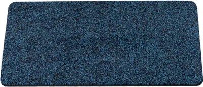 Productafbeelding van Deurmat, antislipmat, vuilafschermer POET, 40x80 cm, gerimpeld, blauw, robuust, waterafstotend