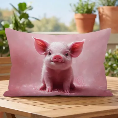 Produktbild von Samtkissenbezug - Rosa - 40 x 70 cm - Set bestehend aus 1 Stück