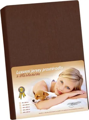 Produktbild von Jersey LUX - 180x200 cm - Braun