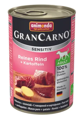 Produktbild von Animonda GranCarno Sensitiv Rind + Kartoffeln