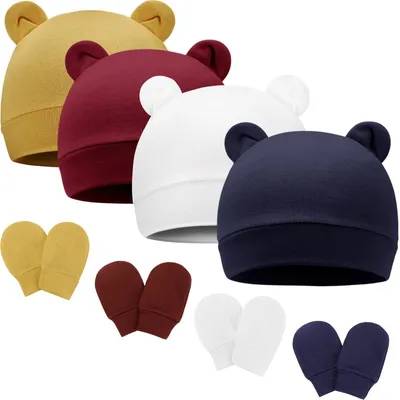 Imagen del producto de Solidchoice - Set de manoplas y guantes para bebé (0-6 meses)