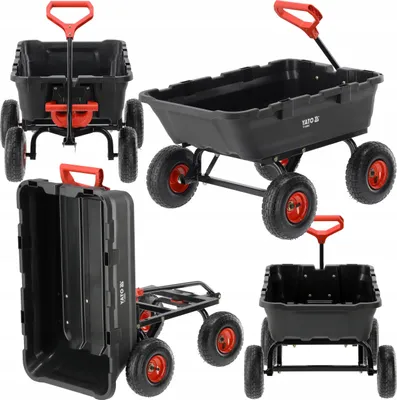 Produktbild von Bollerwagen, Tansportwagen, Kippfunktion bis 550kg, 116x81x103cm