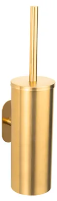 Produktbild von WENKO Turbo-Loc® WC-Garnitur Mod. Orea Gold Matt geschlossen, Befestigen ohne bohren