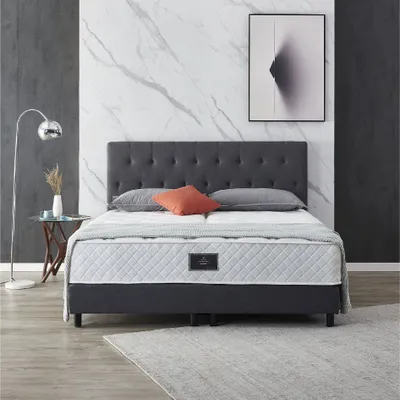 Produktbild von Boxspringbett Modell 211 mit Taschenfederkernmatratze